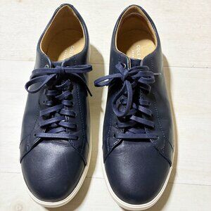 Cole Haan Men's Grand Crosscourt II Navy Leather Sneakers Size Style C2652 S-10M